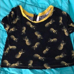 Pineapple crop top